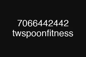 7066442442 twspoonfitness